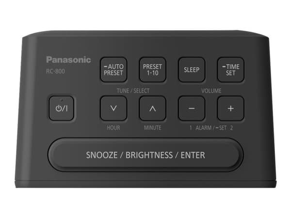 Panasonic-RC-800EG - Klockradio - svart