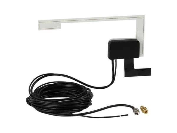 On-glass DAB/DAB+ antenn SAM(m)/SMB(f) 12V extern