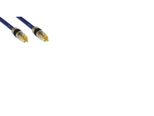 InLine 89810P, RCA, RCA, 10 m, Sininen