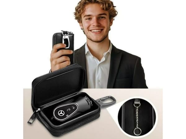 Tech-Protect KLR300 RFID-beskyttet bilnøkkel-etui - sort