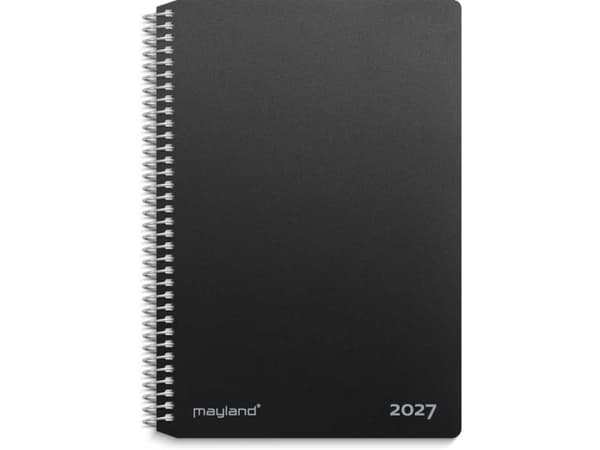 2-dagars kalender svart PP-plast 2027