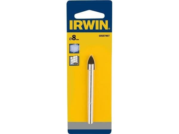 IRWIN 10507905, Drill, Spade bor bit, 6 mm, Glass, Rustfritt stål, SDS-plus shank