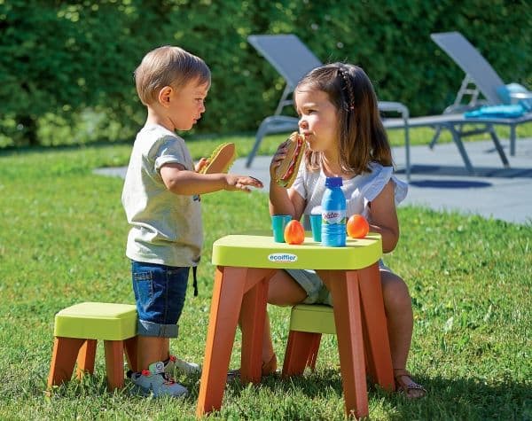 ECOIFFIER picknickbord och stolar set