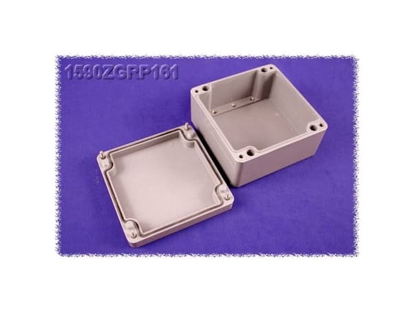 Hammond Electronics 1590ZGRP161PL Insert teräslevy Luonto 1 kpl