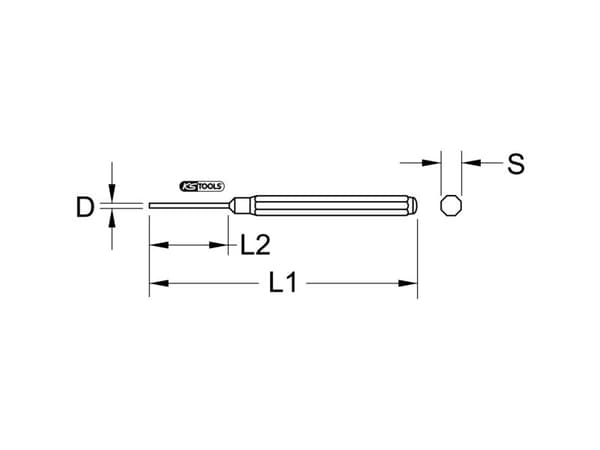 KS Tools Handmejsel 162.0404