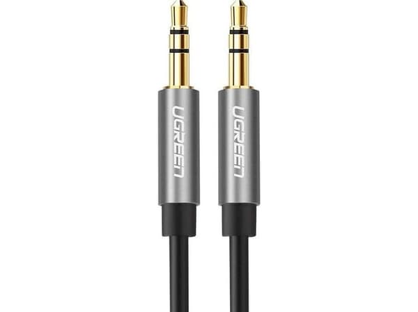 Kabel Ugreen Jack 3,5 mm - Jack 3,5 mm 1,5 m grå (UGR553)