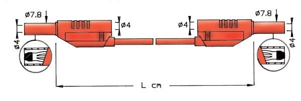 PRØVELEDNING 2711 200CM SORT