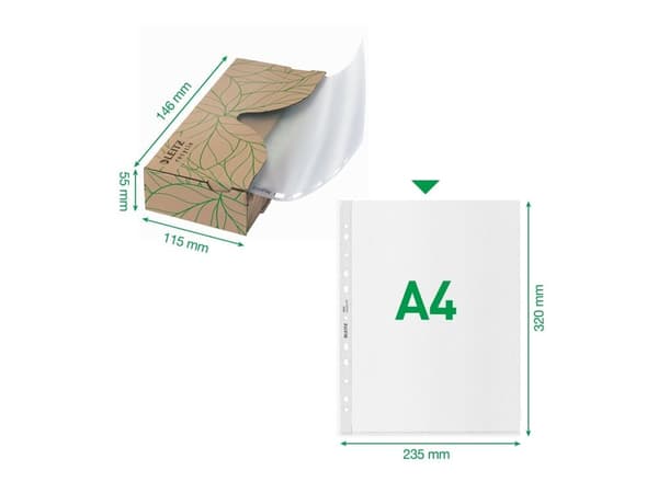 Leitz Recycle - Sheet protector dispenser - for A4 (210 x 297 mm)