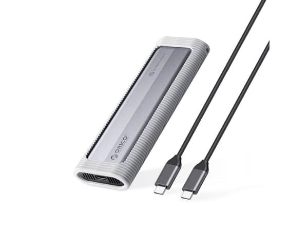 Orico M.2 NVMe USB-C ekstern disk-kapsling 10Gbps, grå