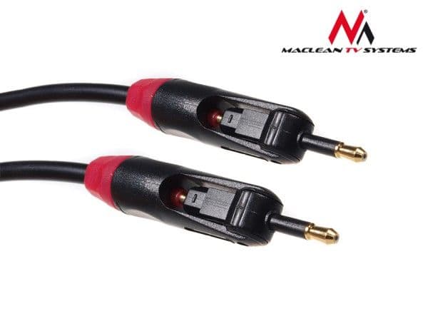 Kaapeli Maclean Toslink Mini - Toslink Mini 0.5m musta (MCTV-642)