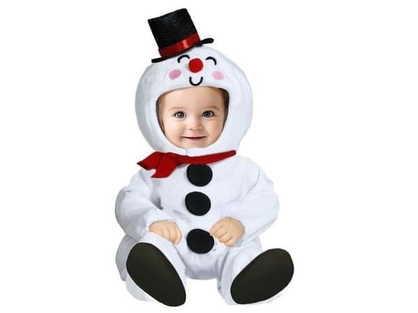 Baby snemand kostume