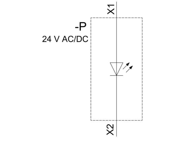 Siemens 3SU1152-6AA30-1AA0, 2,2 cm, 2,2 cm