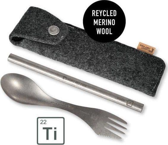 Light My Fire Spork Straw Titanium Kit