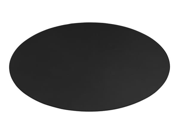 DELTACO DFP410 - Stolmatte - rund - 110 cm - sort