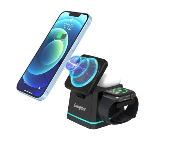 Energizer WCP307, Innendørs, USB, Trådløs lading, Svart