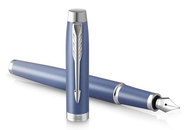Parker IM Writing Rituals, Blå, mässing, Lack, Medium, Presentask, 1 styck