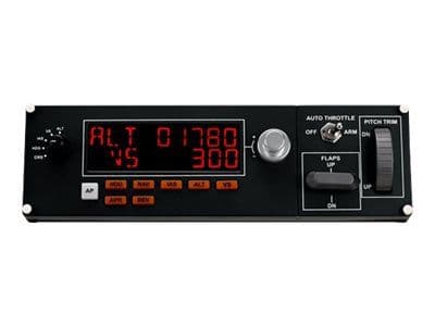 Logitech Multi Panel - Instrumentpanel till flygsimulator - kabelansluten - för PC