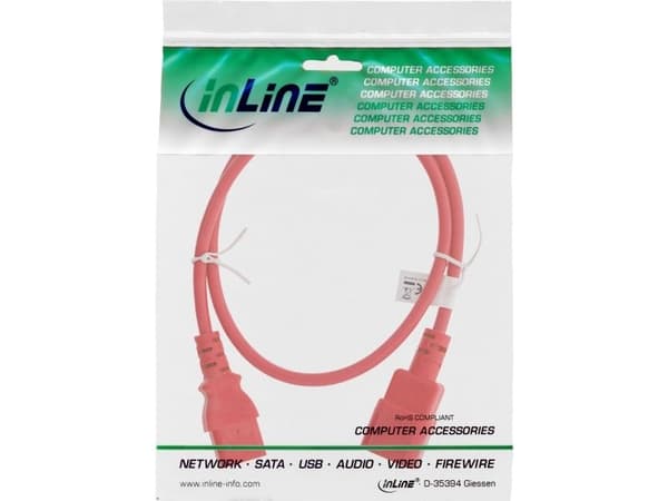 InLine 16504R, 1,5 m, C13 liitin, C14 liitin