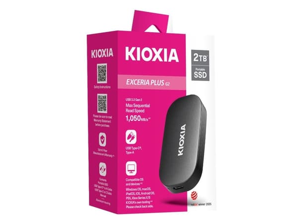 KIOXIA EXCERIA PLUS G2 - SSD-levy - ulkoinen