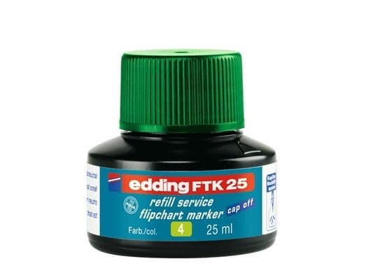 Edding Ink for påfylling av e-FTK 25 EDDING flipovertusser, grønn