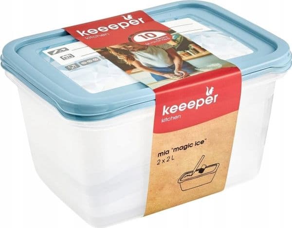 Keeeper förvaringsset Mia Magic Ice 2x2 l (306926...)