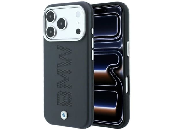 BMW Sign Centered Deboss MagSafe Case for iPhone 17 Pro / 18 Pro - Gray