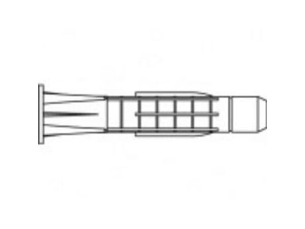 TOOLCRAFT Rawlplug 72 mm, 25 stk