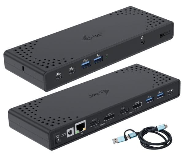 USB-A/-C TB DUAL DOCK DUAL DISPLAY DOCK PD 100W