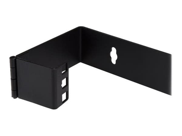 StarTech.com 1U Hinged Wall Mount Patch Panel Bracket - 4 inch Deep - 19" Patch Panel Swing Rack for Shallow Network Equipment- 17lbs (WALLMOUNTH1)...