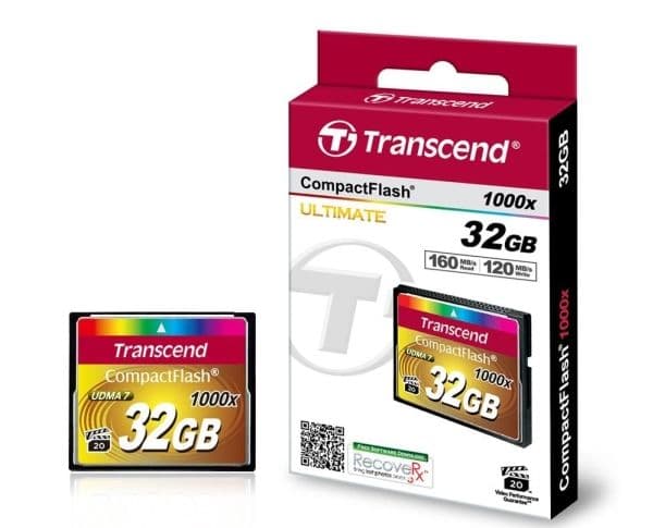 Transcend Ultimate - Flashminnekort - 32 GB - 1000x - CompactFlash