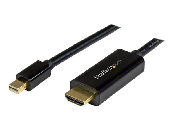 STARTECH.COM MDP2HDMM1MB Mini DisplayPort to HDMI Cable Converter 1m(3ft) Black