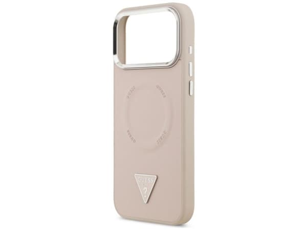 Guess Triangle Logo MagSafe-deksel til iPhone 17 Pro – rosa