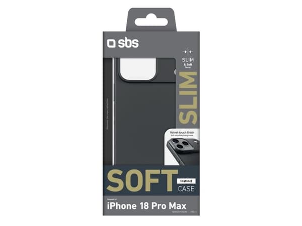 SBS Instinct Cover iPhone 18 Pro Max schwarz (TEINSTIP1869K)