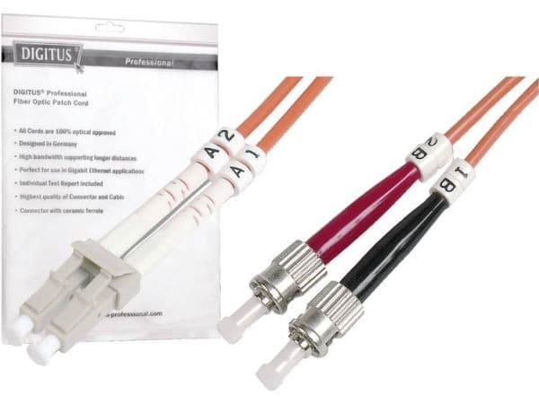 Digitus DK-2531-10, 10m, I-VH, OM2, LC, ST