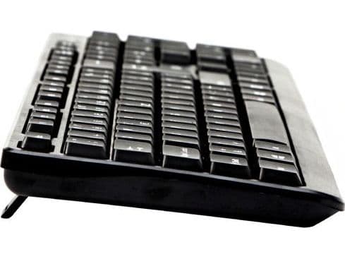 Logo Cut Wired White US Keyboard (Cut US)
