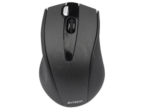 A4Tech G9-500F, Oikeakätinen, V-Track, Langaton RF, 2000 DPI, Musta