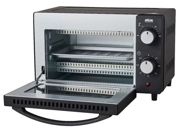 MB1000 Mini uuni 10l 650 Watt musta/kromi