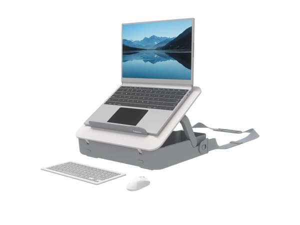 Fellowes Breyta - Notebookbæreveske - built-in notebook riser - 14" - hvit