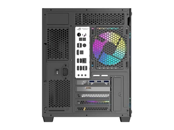Darkflash B275 PRO chassi - svart + 6 fläktar
