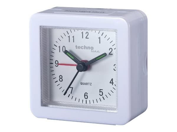 Techno Line SC - Väckarklocka - kvarts - skrivbord - vit