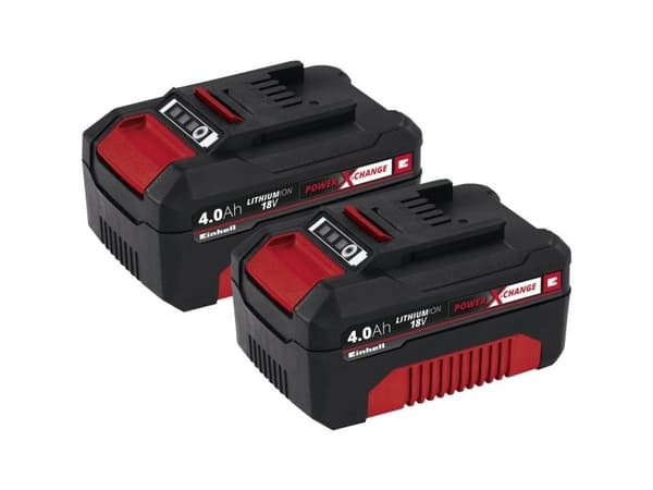 Einhell 4511489, Akku, 4 ah, 18 V, Einhell, Musta, Punainen, 2 kpl