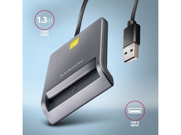 AXAGON - SMART-kortläsare - USB