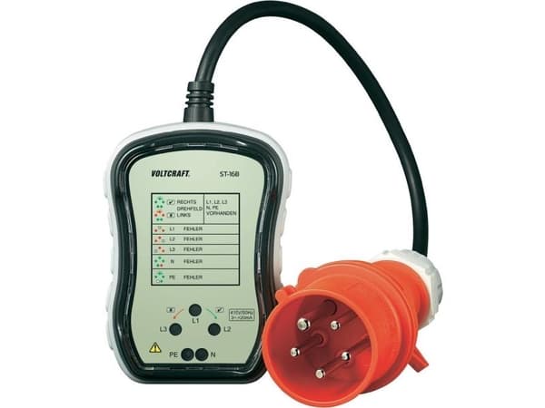 VOLTCRAFT ST-16B uttagstestare CEE-16A (ST-16B)
