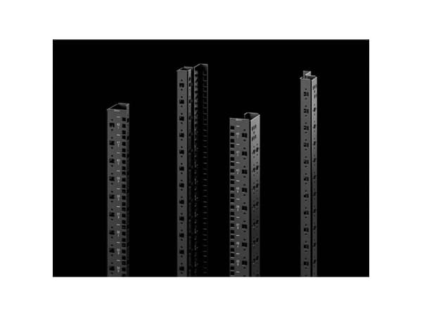 Rittal 5302.152, Rackskinne, Sort, Stål, VX IT, 48,3 cm (19"), 2,5 mm