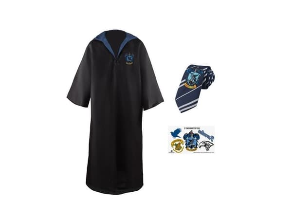 Ravenclaw kappe med slips