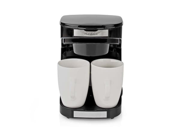 Nedis KACM140EBK, Kaffebrygger (drypp), Malt kaffe, 450 W, Sort