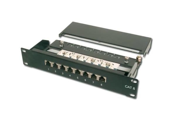 DIGITUS - Patch-panel - CAT 6 - STP - RJ-45 X 8 - 1U - 10"