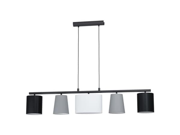 Almeida Langbord 5L, L1200, grå/sort/hvid