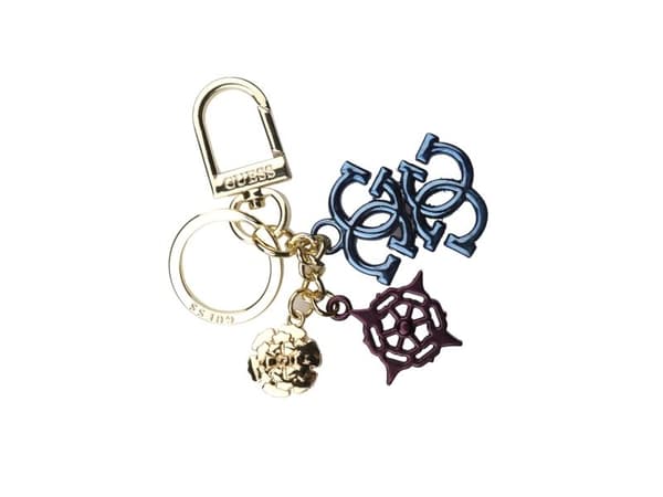 Nøkkelring Guess Multi metall RW7427 blå