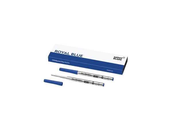 Montblanc 128214, Blå, Medium, Blå, Stål, 1 mm, 2 styck